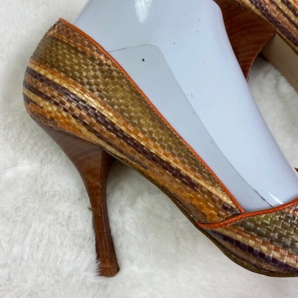 BCBGirls Katchen-AR Snakeskin Pointed Toe Kitten Heels, size‎ 8.5B NEW - Picture 5 of 11